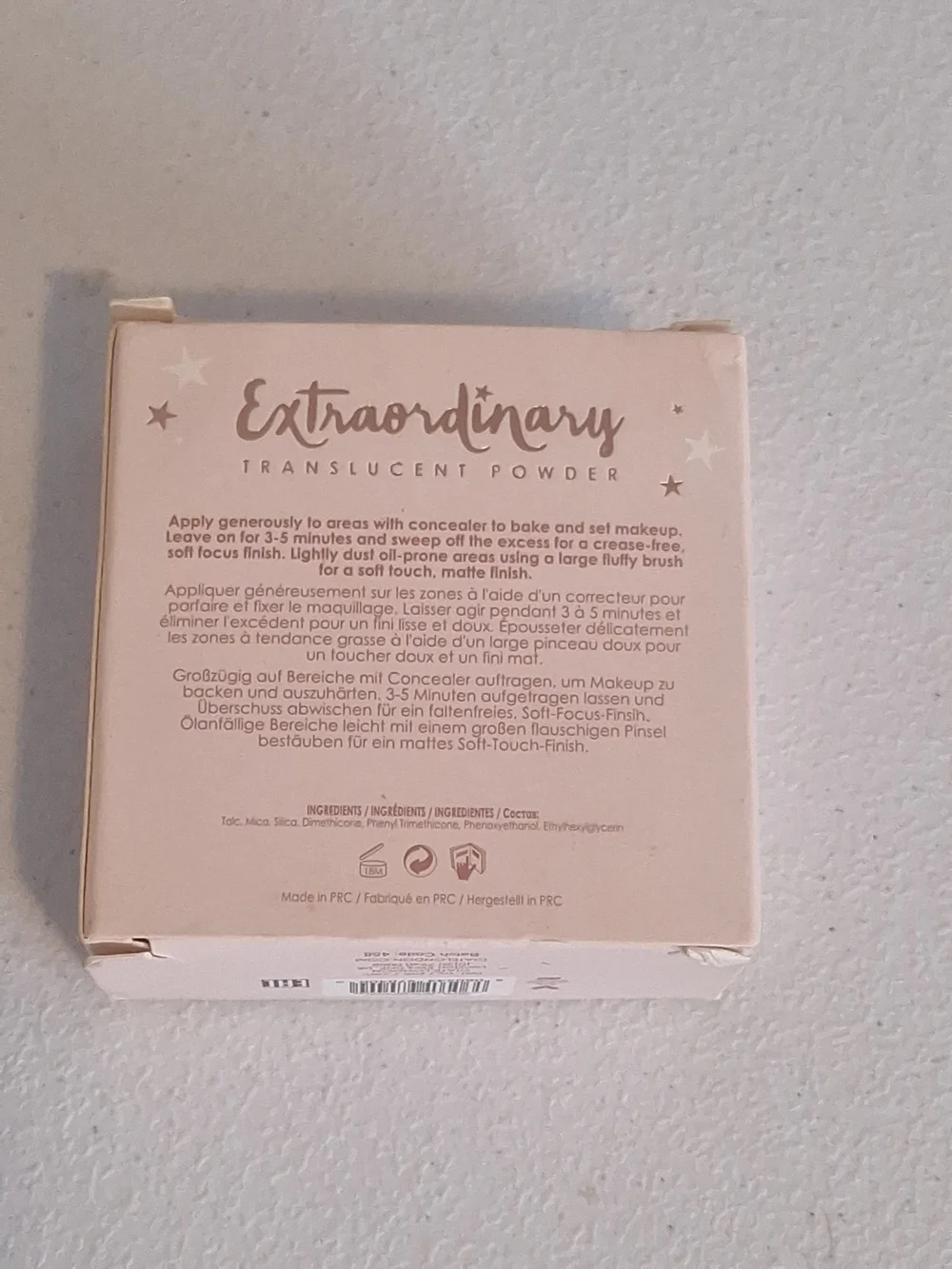Ciaté Extraordinary Translucent Setting Powder – Pale Pink
